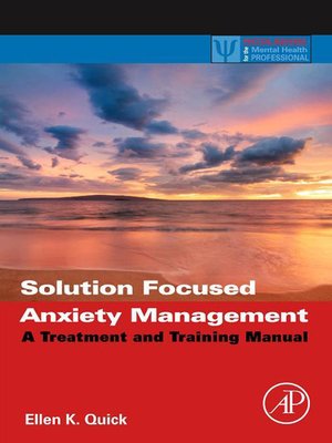 cover image of Solution Focused Anxiety Management